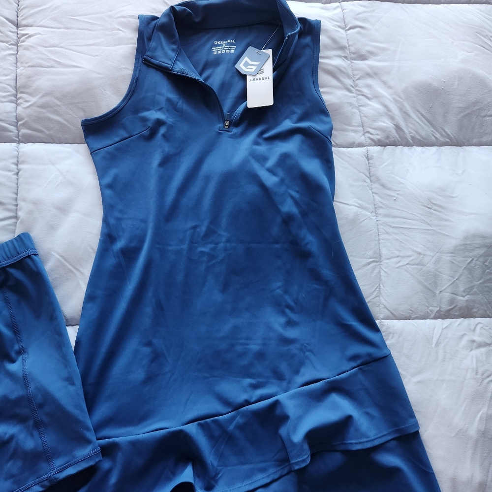 Navy Blue Sleeveless Mini Dress